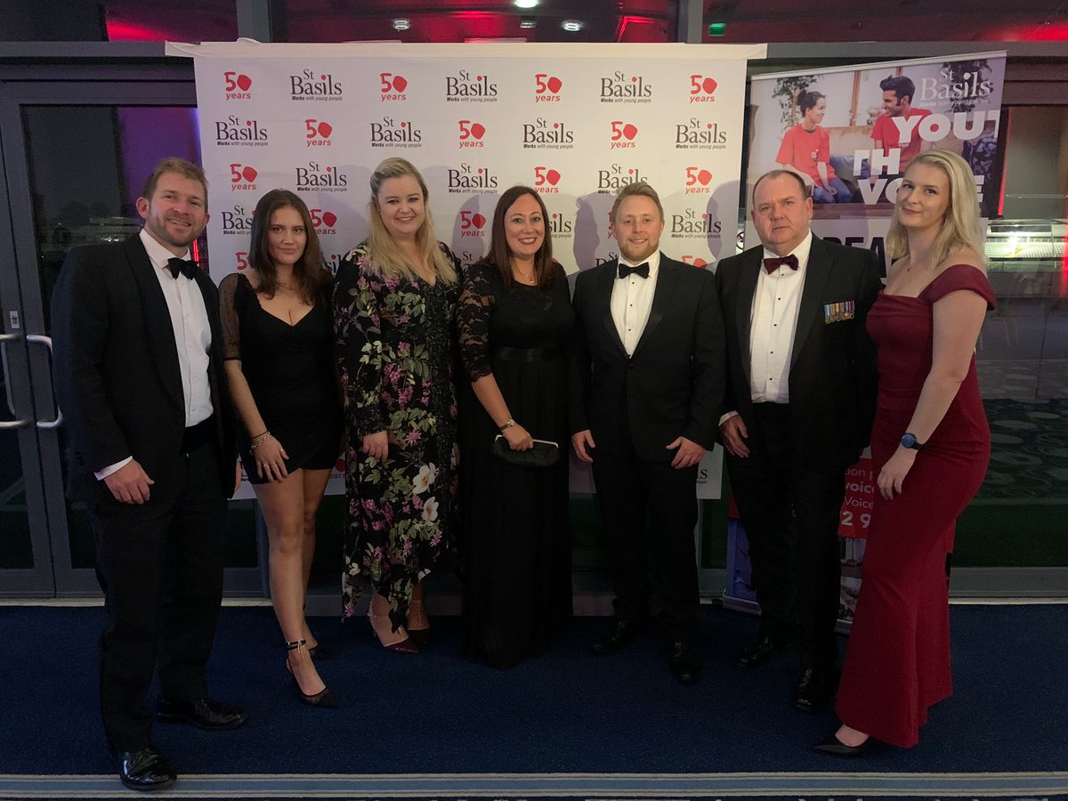 Brilliant night with the @CAPSTICKSLLP  Birmingham gang @CairaBaker @henrymatveieff @mansell_nadine celebrating @StBasilsCharity 50th birthday! So happy to support such a brilliant charity!