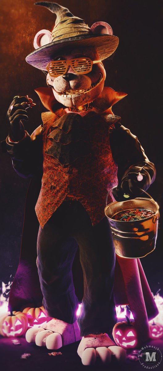 Mahmoujh_Venom's tweet photo. Halloween outfit for @Cokos3D! 🎃🕸

really enjoyed working on this one, glad I was able to work with Coko again :)

#FNAF 
#fnaffanart 
#b3d https://t.co/XP8s54allj