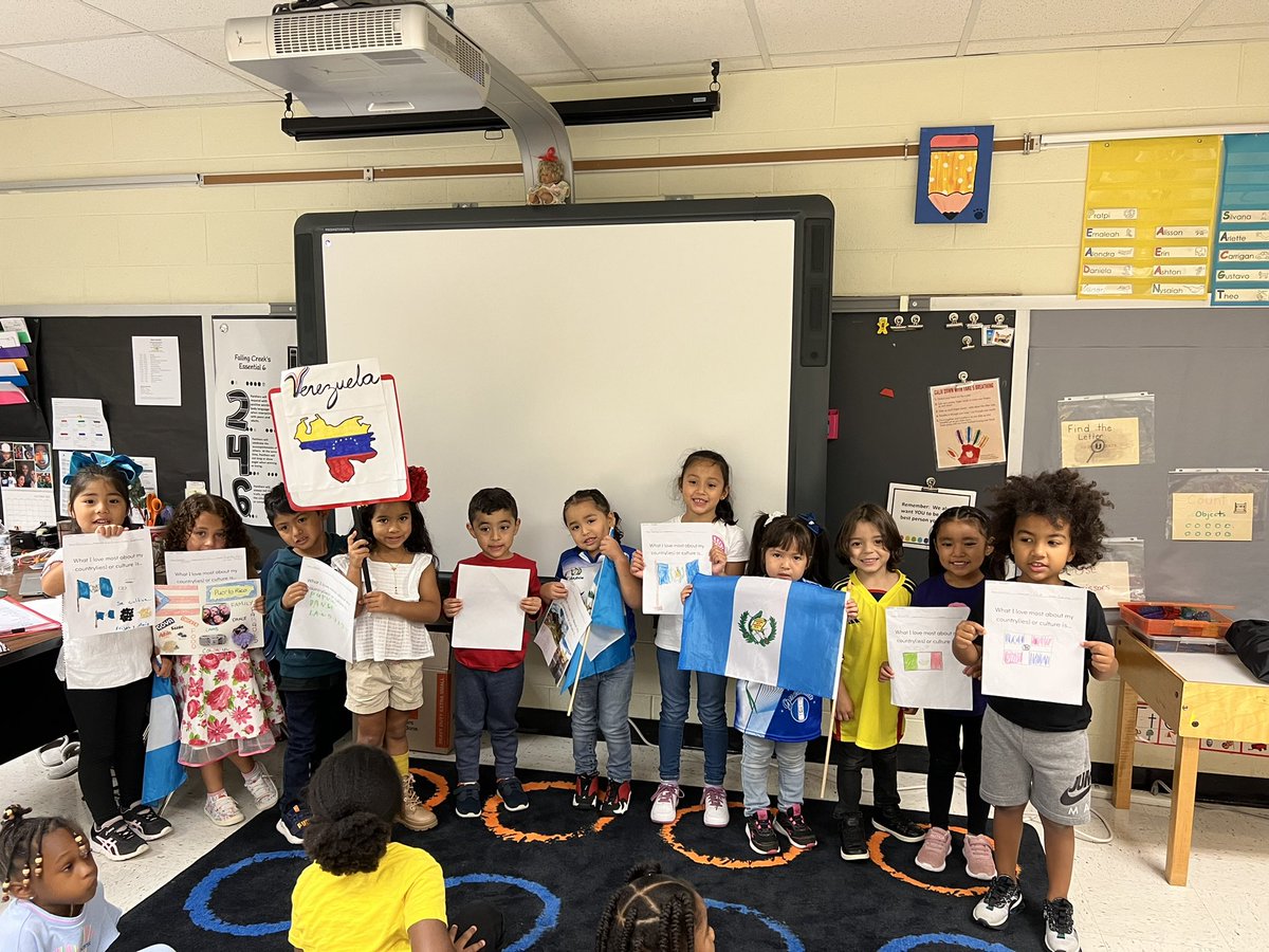 They were so excited to share their culture &amp; heritage with their friends today ❤️<a href="/Falling_CreekES/">Falling Creek ES</a> <a href="/CCPSPreschool/">CCPS_Preschool</a>