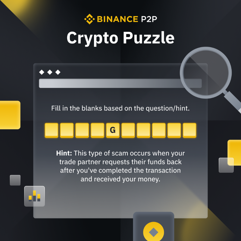 binance's tweet photo. Time to test your knowledge on #Binance P2P.

Comment below if you know the answer ⬇️