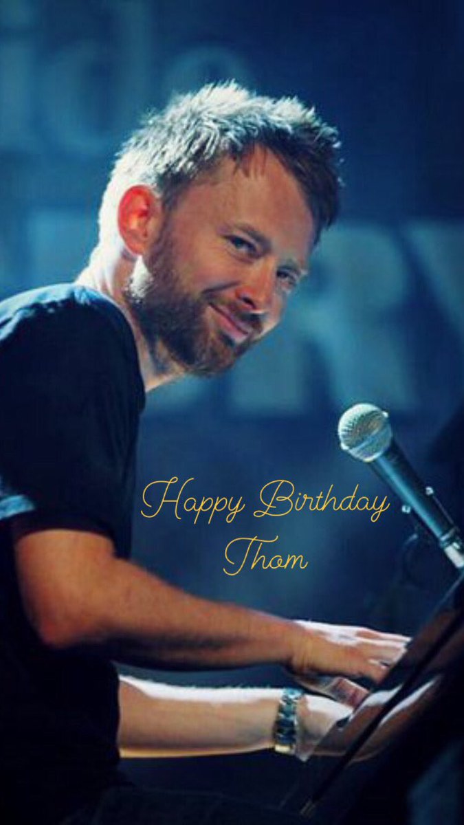 RadioheadClub's tweet image. Happy Birthday @thomyorke