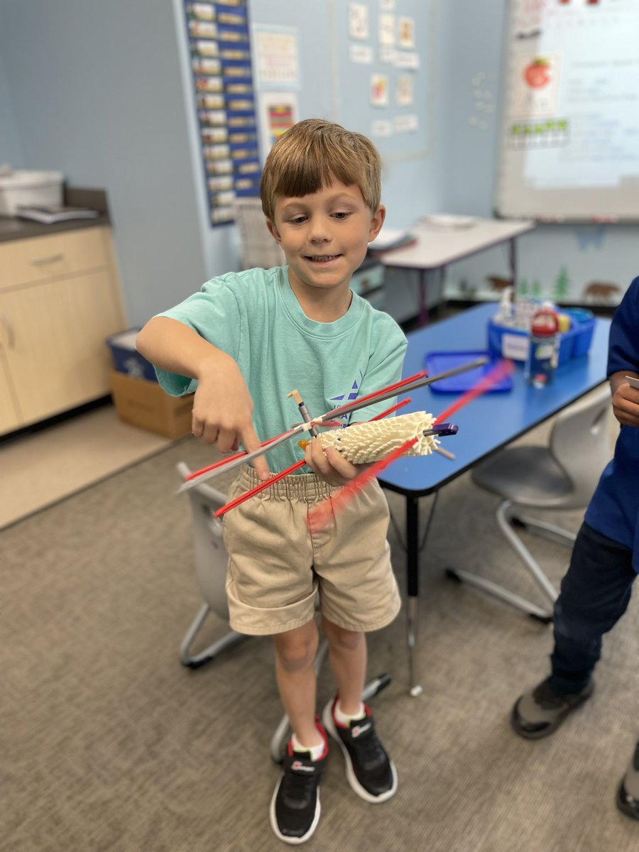 I love seeing students inventing and creating. When I visited kindergarten this morning,one of our students shared his “heliroter”which he said can go underwater and fly in the air. <a href="/FWAcademy/">Fort Worth Academy</a> #thebesteducationbeginshere #ELI
