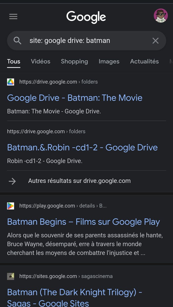 ByJenaate's tweet photo. Le hack pour trouver des films gratuits sur les drives de Google.

Oui, ça marche pour tous les films, faut -il encore les trouvés en français 🥲 https://t.co/dfjiwVL5TF