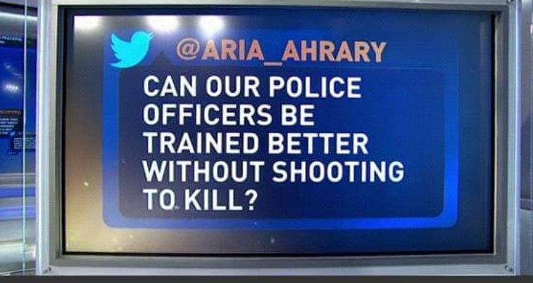 aria_ahrary's tweet photo. In Iran how about not beating to kill and shooting peaceful protesters. #TeamEdShow https://t.co/2w8CoZsGvx