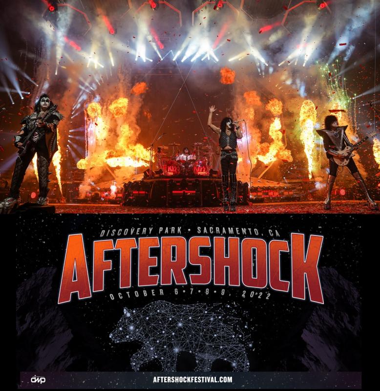 kiss's tweet photo. TONIGHT! We crush the epic @AFTERSHOCKSAC Festival in #Sacramento, CA! #EndOfTheRoadTour

Who's coming? https://t.co/ByhHY3YuzE
