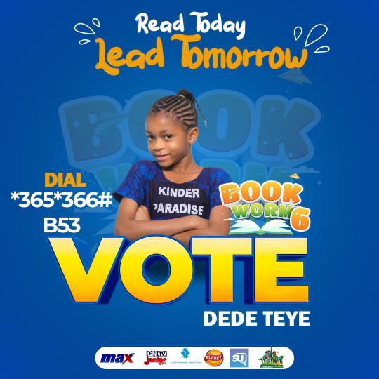 This afternoon, I met Miss Dede Soyo Teye. She is a 9 year old in Year 3 at Kinder Paradise School in Ningo. She is in the finals of the Book Worm competition. Please say a prayer for her and vote for her to emerge tops this Sunday in the grand finale! Go Dede! Go!!🦁💪🏾🇬🇭