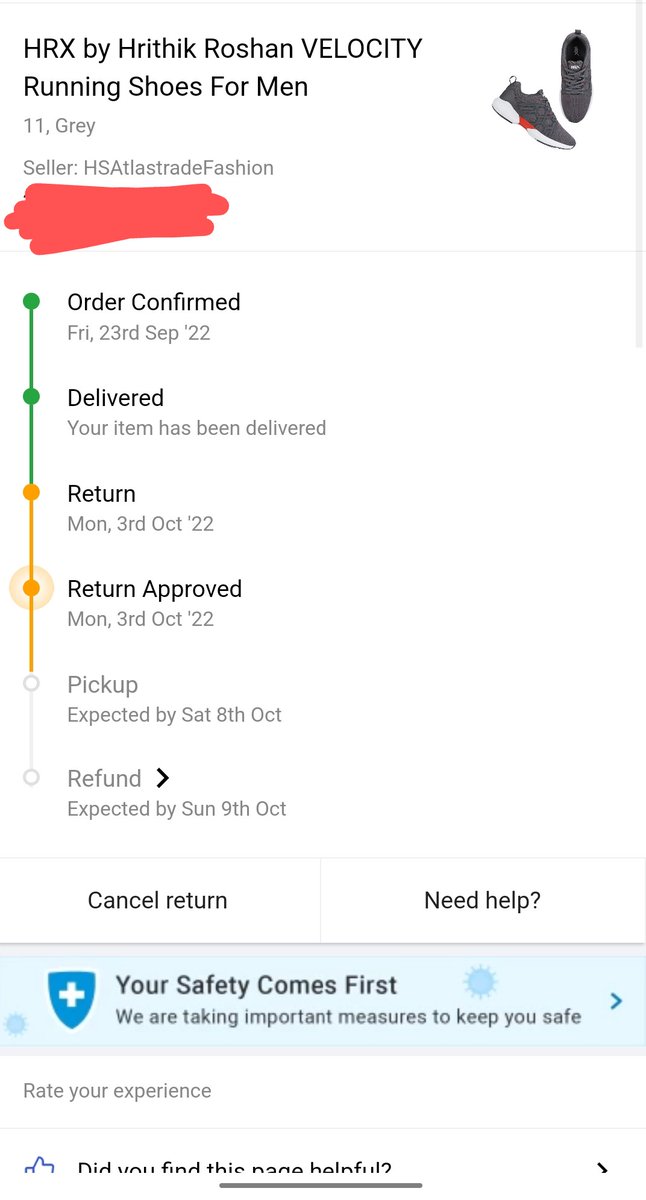 adsulakshay's tweet photo. @flipkartsupport @Flipkart Return accepted on 3/10 still item not picked up. https://t.co/yzboF83Cy6