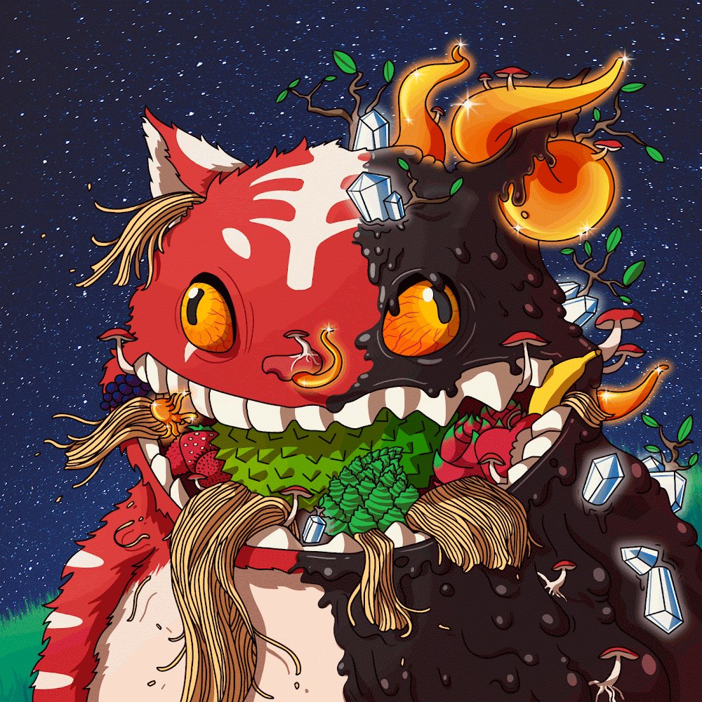 BackwoodBrucey's tweet photo. MY GOD!!! LOOK AT THIS ABOMINATION ITS SO BEAUTOFUL @KitaroNFT #KitaroWorldOfficial #Legendary2 https://t.co/ssp5gRNldv