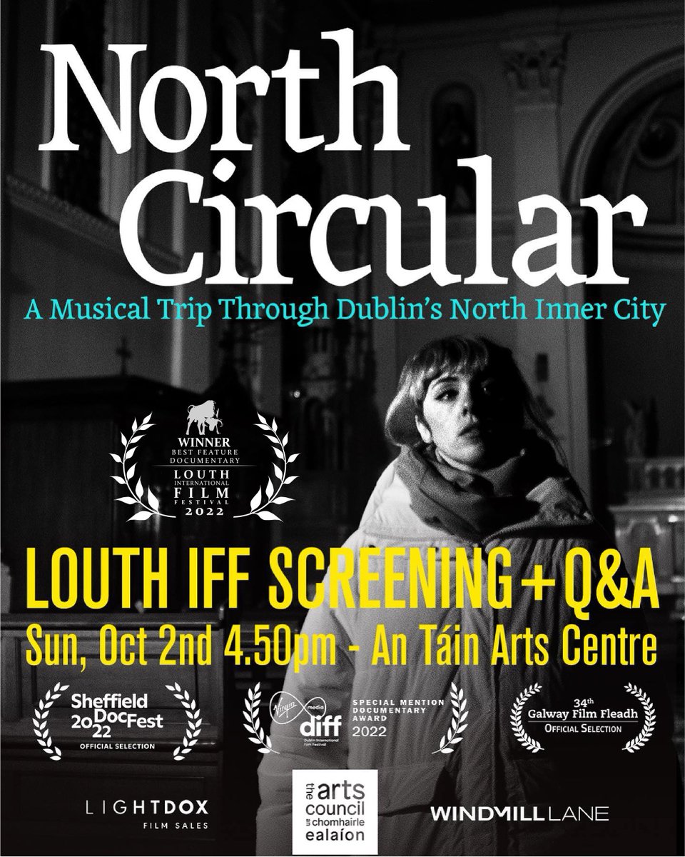 LouthFestival's tweet photo. LIFF 2022 Winners
Best Student Short ‘Déclin’
Audience Choice Award 'Mildly Different'
Best Documentary Feature ‘North Circular’
Best Short Documentary ‘Questionable Treatment’
2/3 https://t.co/z1FUm84oEv