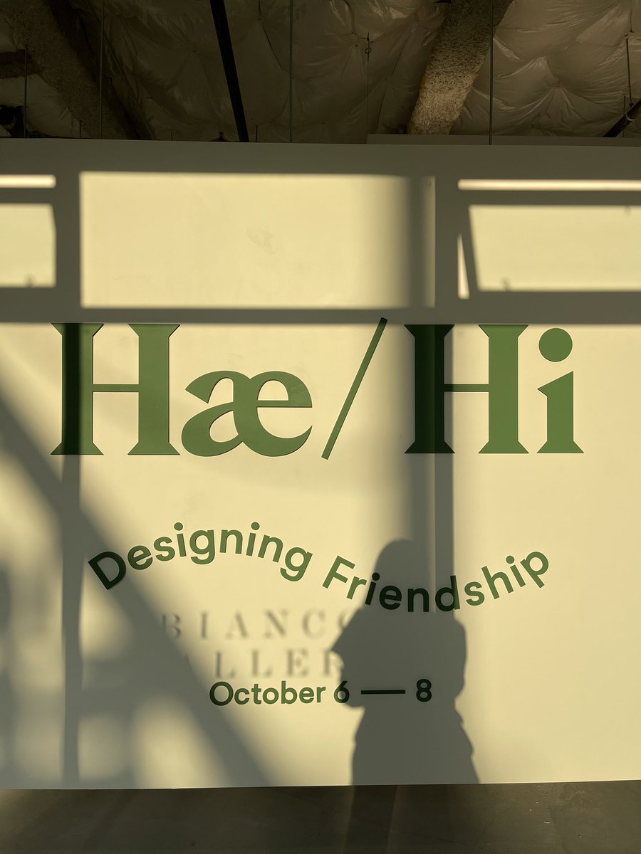 HÆ/HI from #Seattle where great designer friendships are on display during #TasteOfIceland <a href="/honnunarmidstod/">Iceland Design and Architecture</a>  See more info here 👉 inspiredbyiceland.com/events/taste-o…