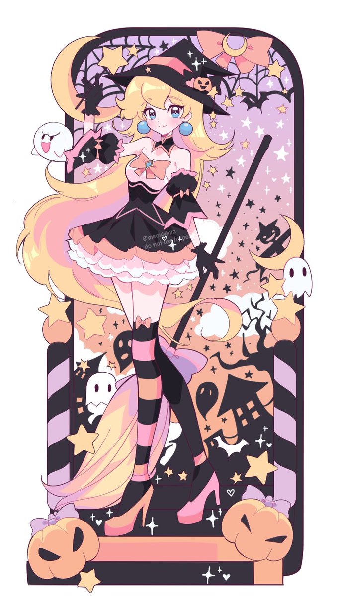 halloween peach🎃