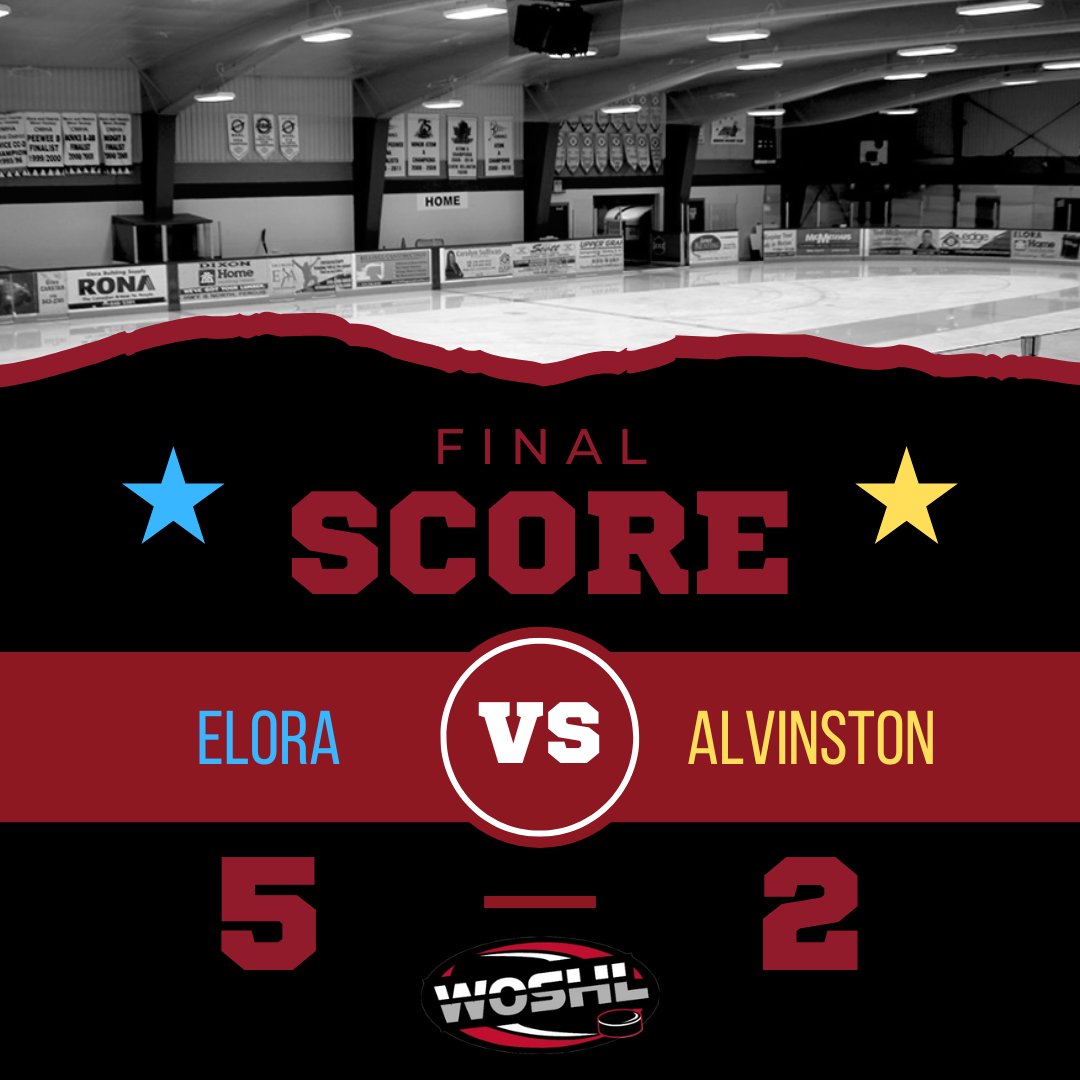 OSHL_official's tweet photo. Elora survives a scare with a big 3rd period to hold off the much-improved Killer Bees to stay undefeated! https://t.co/xpTsy8YZUg