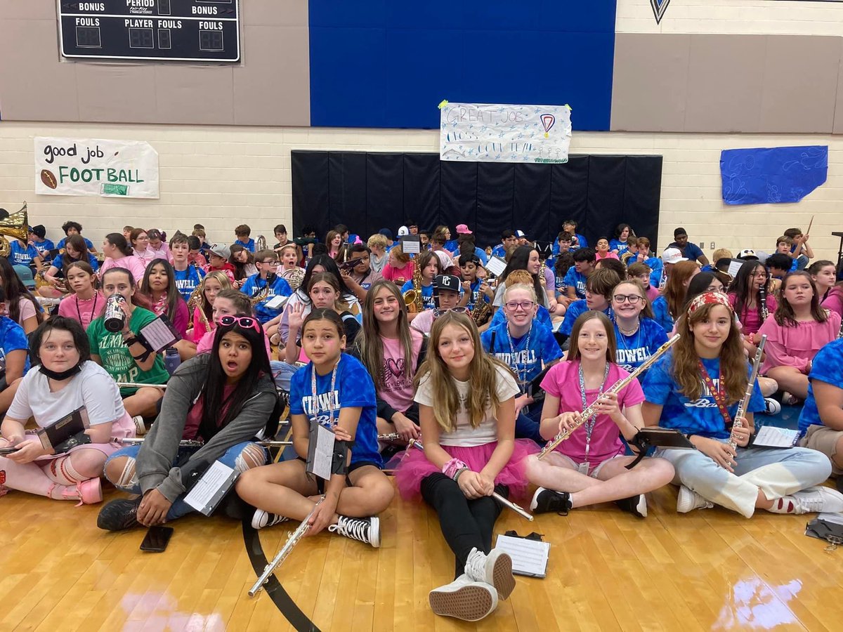 Your Tidwell Titans were AMAZING at our Pep Rally today! We loved performing for our school and showing our school spirit. Proud of our students involved in Cheer,Football,Volleyball,Cross Country,Tennis,Running Club,Theatre,Choir,Orchestra-Achieving excellence in ALL the things!