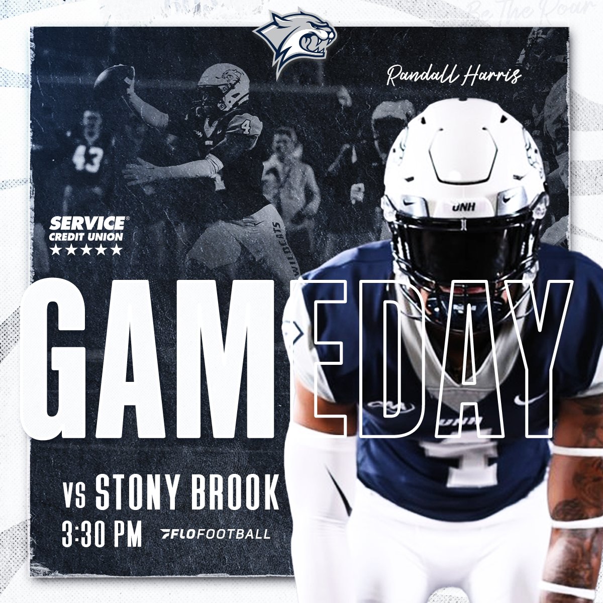 UNH_Football's tweet photo. HOMECOMING! Welcome back, Wildcats!! We battle Stony Brook this afternoon at Wildcat Stadium. Kickoff is 3:30 PM. See you there! #CatJui23 😼🧃

Tickets ➡️ https://t.co/JGS1Hc7ZAE
Game Day Central ➡️ https://t.co/JGS1Hc7ZAE https://t.co/TuPxxywvcV