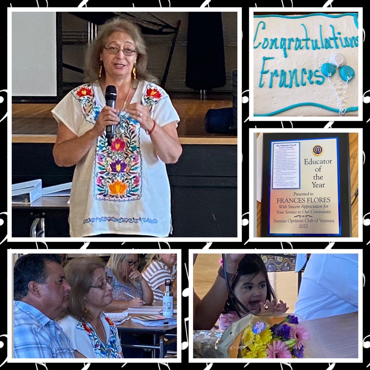 EPFosterSTEM's tweet photo. Congratulations to our own 2nd grade teacher, Mrs. Frances Flores! She was
presented with the Educator of the Year Award by the Ventura Sunrise Optimist! @SchoolVentura https://t.co/zxNeGSbVPf