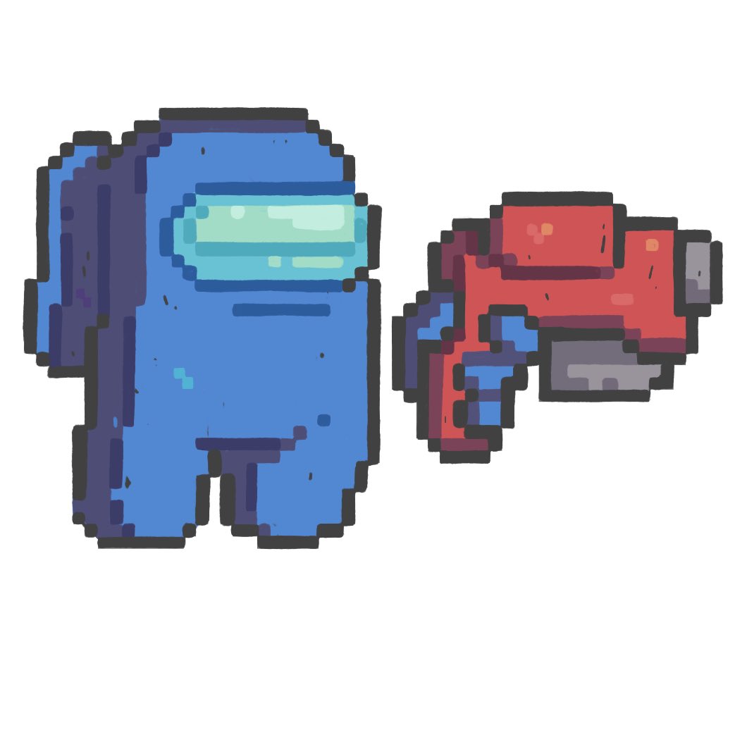 SalFontaine's tweet photo. EPIC SUS MOMENT πππ€π€π³π³π³π³π©π«π§π± Funky pixel art.
@AmongUsGame #amongus #sus #pixelart #videogameart #tronlegacy #spacemans https://t.co/GsUBDBu6WS