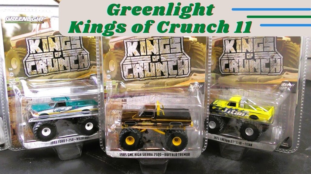 youtu.be/coqtWfK6DF4 Here is a look at the Greenlight Kings of Crunch Series 11.  This unboxing features a variety of classic Monster Trucks.  Which one is your favorite?

You can purchase these individually or by the case at: … ift.tt/LSfXkCZ