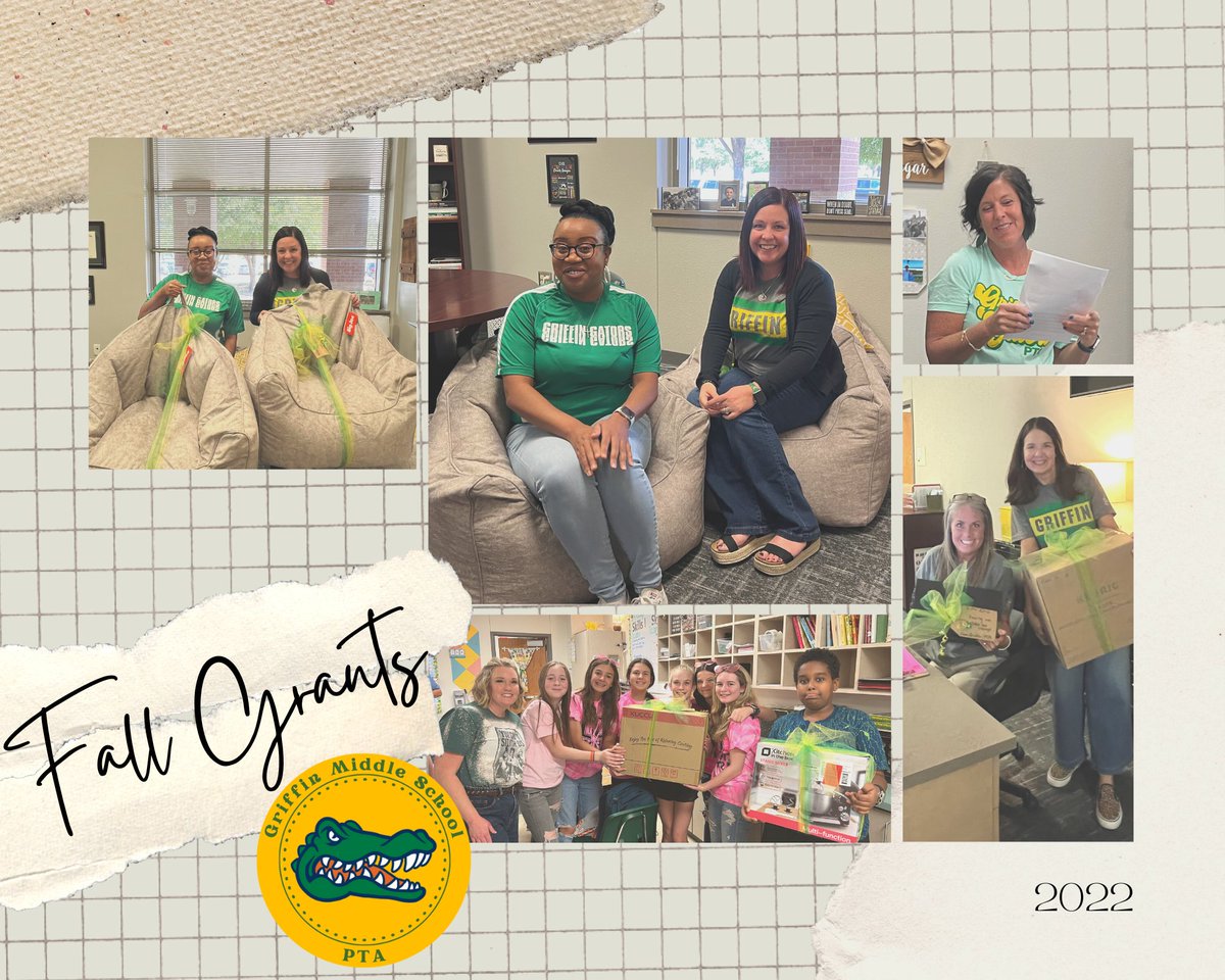 Every fall and spring teachers and staff have the opportunity to apply for mini-grants for projects benefitting their classrooms. PTA surprised teachers and staff with grant purchases yesterday! Congratulations to the recipients!