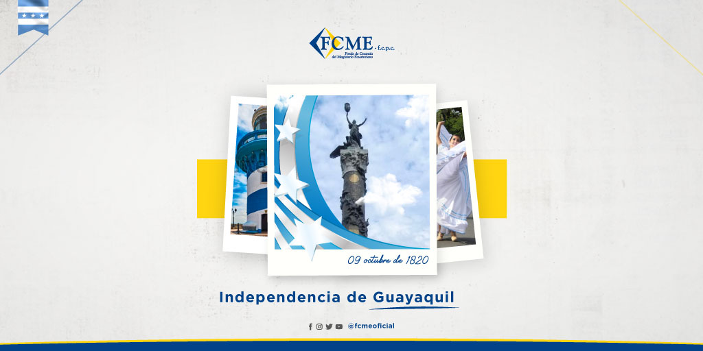 fcmeoficial's tweet photo. Hoy conmemoramos los 202 años de la Independencia de la Perla del Pacífico.
#9deOctubre #VivaGuayaquil https://t.co/rcsuS4EzB4