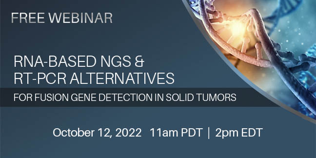 EntroGen's tweet image. FREE WEBINAR:  RNA-Based NGS &amp;amp; RT-PCR Alternatives For Fusion Gene Detection in Solid Tumors - Register Now - attendee.gotowebinar.com/register/87445…