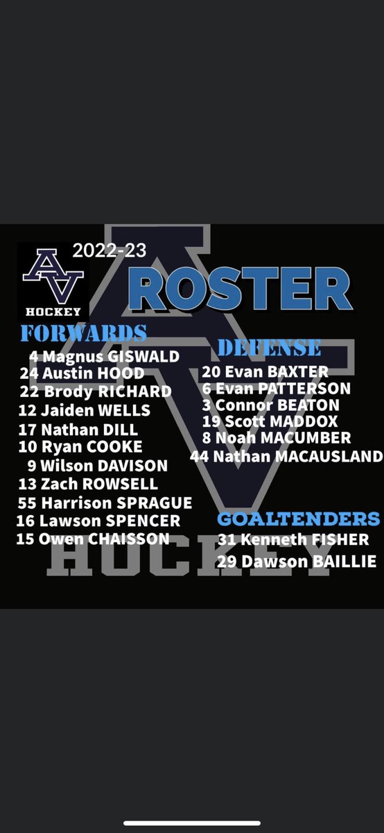 AVhockeyteam's tweet photo. This years version of AV hockey. Here we go! #AVpride https://t.co/QCA8gaEzBo