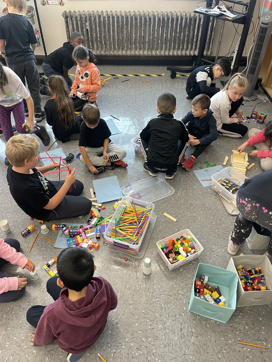 MsLaforet's tweet photo. After reading the story #HowToCatchATurkey, we created blueprints and spent time working in partners to create #TurkeyTraps! Creativity was flowing in grade 2/3 today @HoffmanSartor 🦃 https://t.co/lHPp6fq9oe