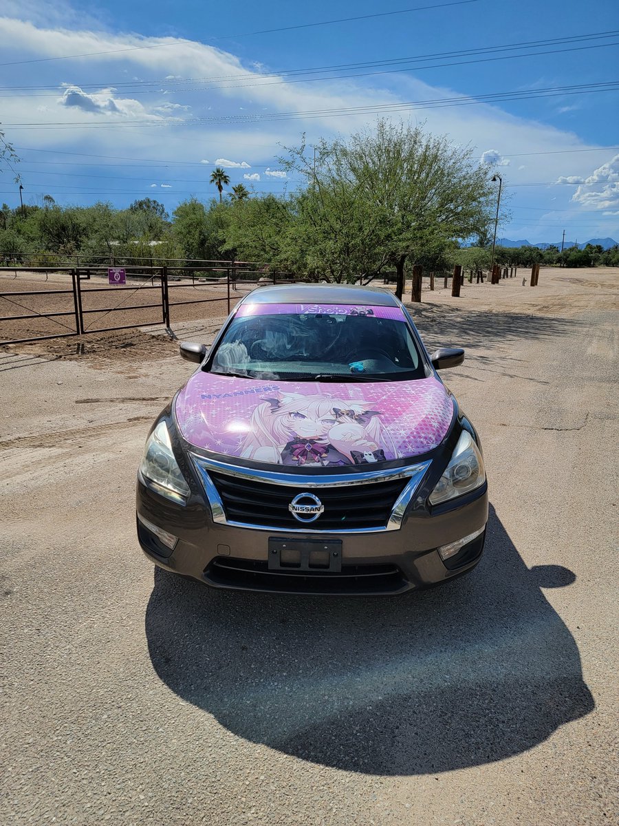 hadleybrawl's tweet photo. Itasha Complete. Shoutout to everyone who made this possible:
@RatNotch Inspiration (2021 Post)
@theGunrun For the Premium Assets and for all things Vshojo
@NyanNyanners For the awesome design
@lowstandardsdesigns (Insta) Artist
@centerlinewraps (Insta) Print and Application https://t.co/sQFfVRuaVg