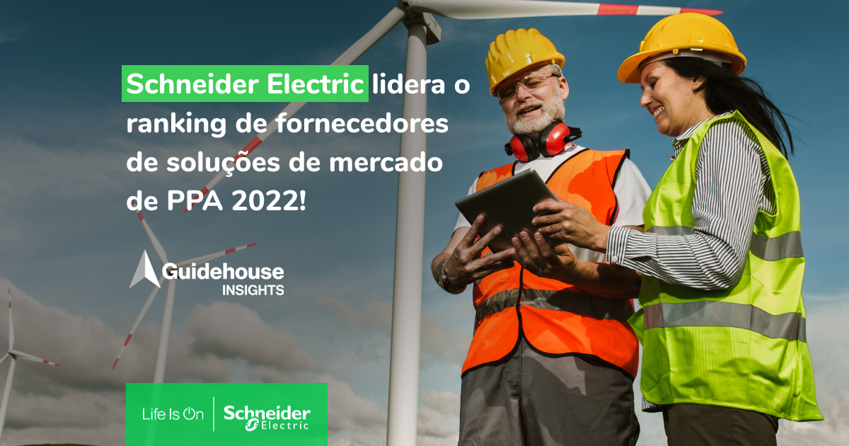 Raraujo1978's tweet photo. Corroborando o fato de ser a consultora líder global em aquisições corporativas de energia renovável, a Schneider Electric foi classificada como fornecedora Nº 1 de soluções de mercado de PPA 2022 pela Guidehouse Insights. 

Veja: https://t.co/LabZN8kfal 

#PPA #sustainability https://t.co/6YwpupRQnI