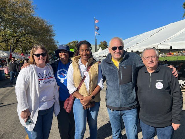 cwirth4congress's tweet photo. 🦃 
At Ethnic Expo in Columbus saying “Hello!” to lots of friends https://t.co/mplpLW54lR