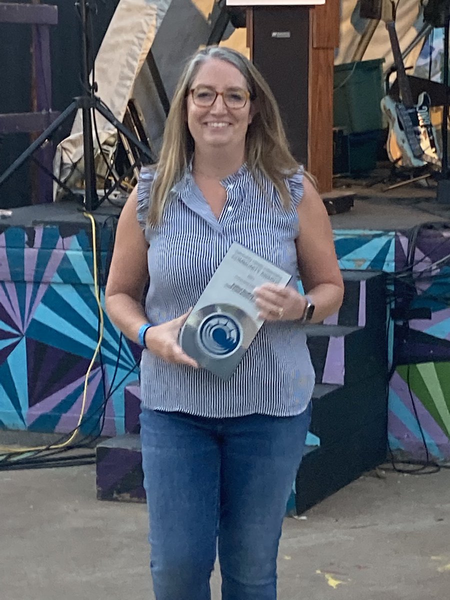 turnerstevend's tweet photo. Congratulations @kdudley03! C3 Climate Educator of the Year. https://t.co/Cc3JchCYhw