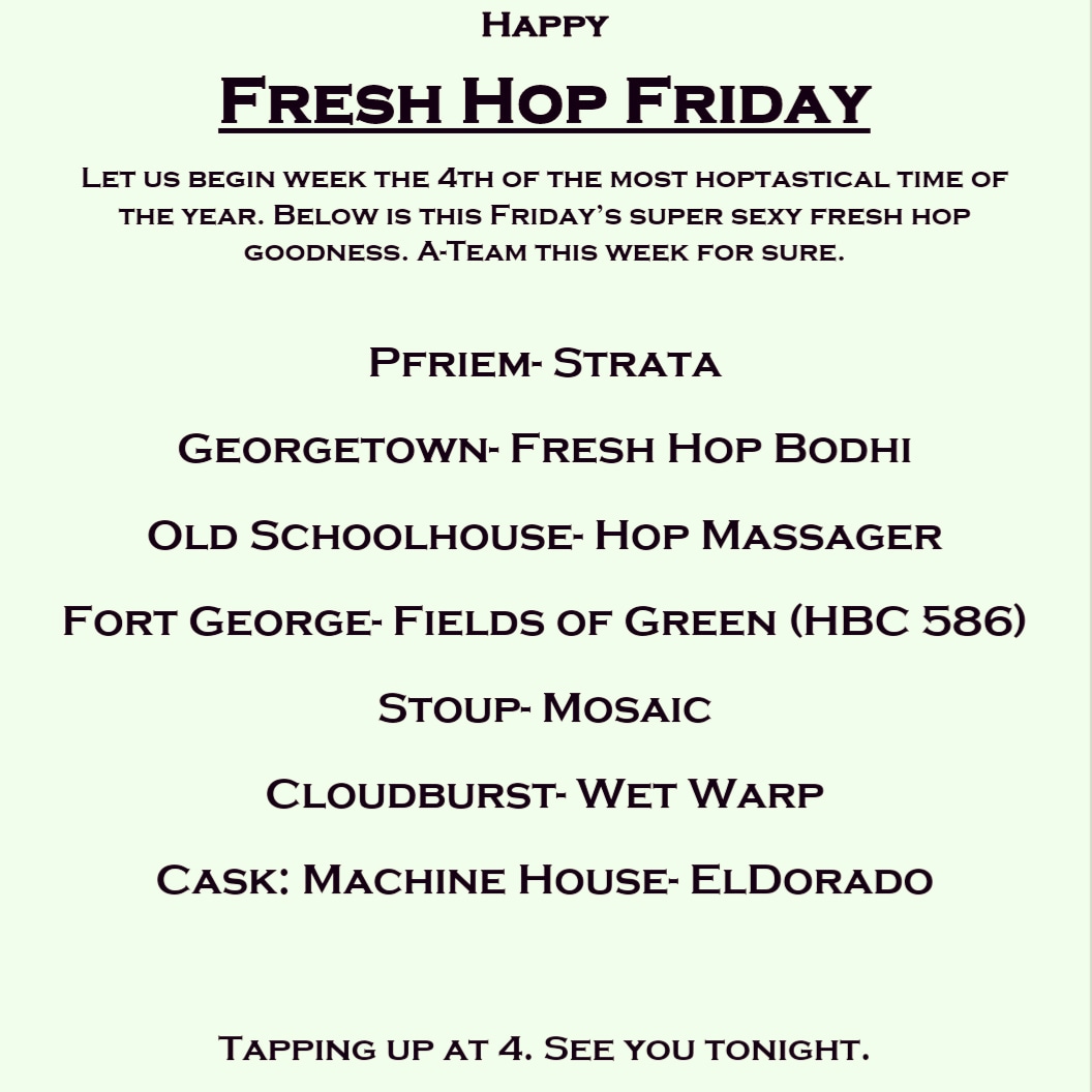 Parkway_Tavern's tweet photo. Fresh Hop Friday is and the @Mariners are playing in the post-season!⚾️☀️🍻
.
.
@PfriemBeer @GeorgetownBeer @OldSchoolBrew @FortGeorgeBeer @stoupbrewing @Cloudburst_Brew @MachineHouse
#FreshHopFriday #FreshHops #OnTapTacoma #TacomaBeerBars #TacomaWA #TacomaDrinks #ParkwayTavern https://t.co/BGQ0GOm6Hz