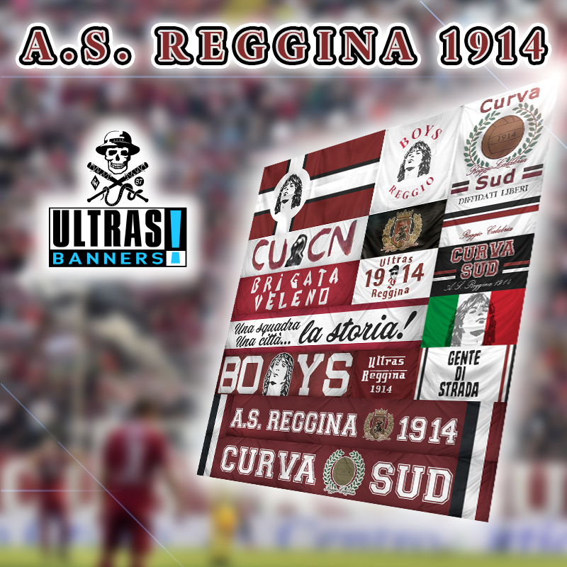Southwest87G's tweet photo. A.S. Reggina's ultras banners for... #FIFA23 if moddable.. 😅 https://t.co/OpJhJLXYc4