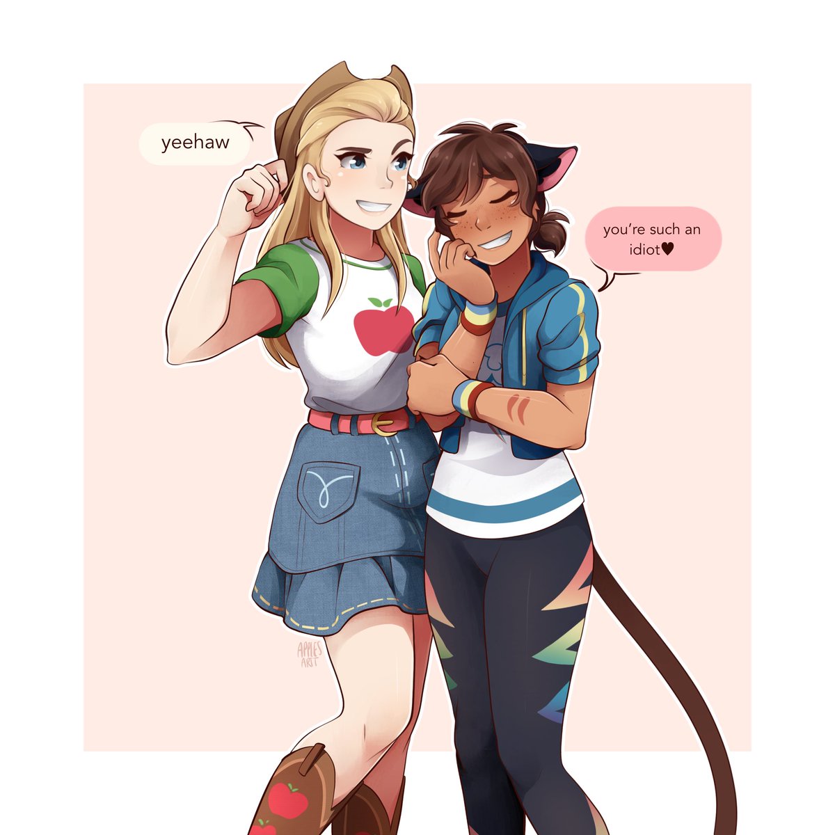 cosplaying each other

#catradora #appledash