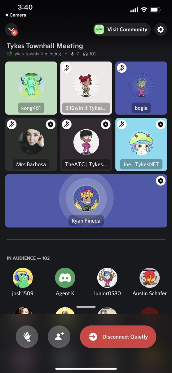 avelureno's tweet photo. Excited to be apart of the @TykesNFT community. @RyanPineda live, sharing the vision and helping its members. https://t.co/9YGmnpDEEK