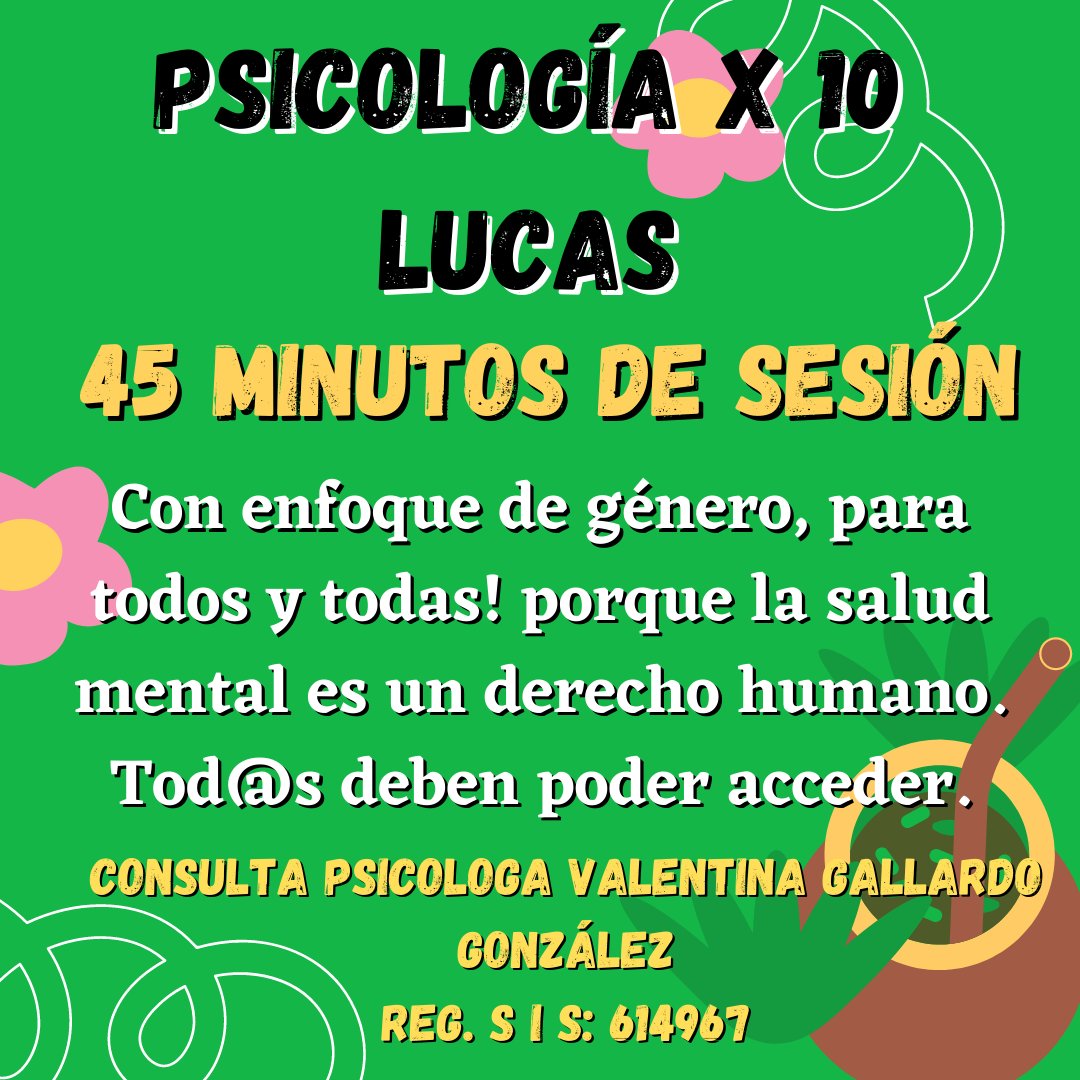 valeignaciaaaa's tweet photo. Chiques! Son tiempos difíciles para todos económicamente, lo cuál también afecta a nuestra salud mental. Soy psicóloga clínica, trabajo con adolescentes y adultos, adultos mayores, soy funcionaría pública tengo experiencia en todo tipo de casos mi número es +56920180119 RT XFAVOR https://t.co/vZvUZF67PI
