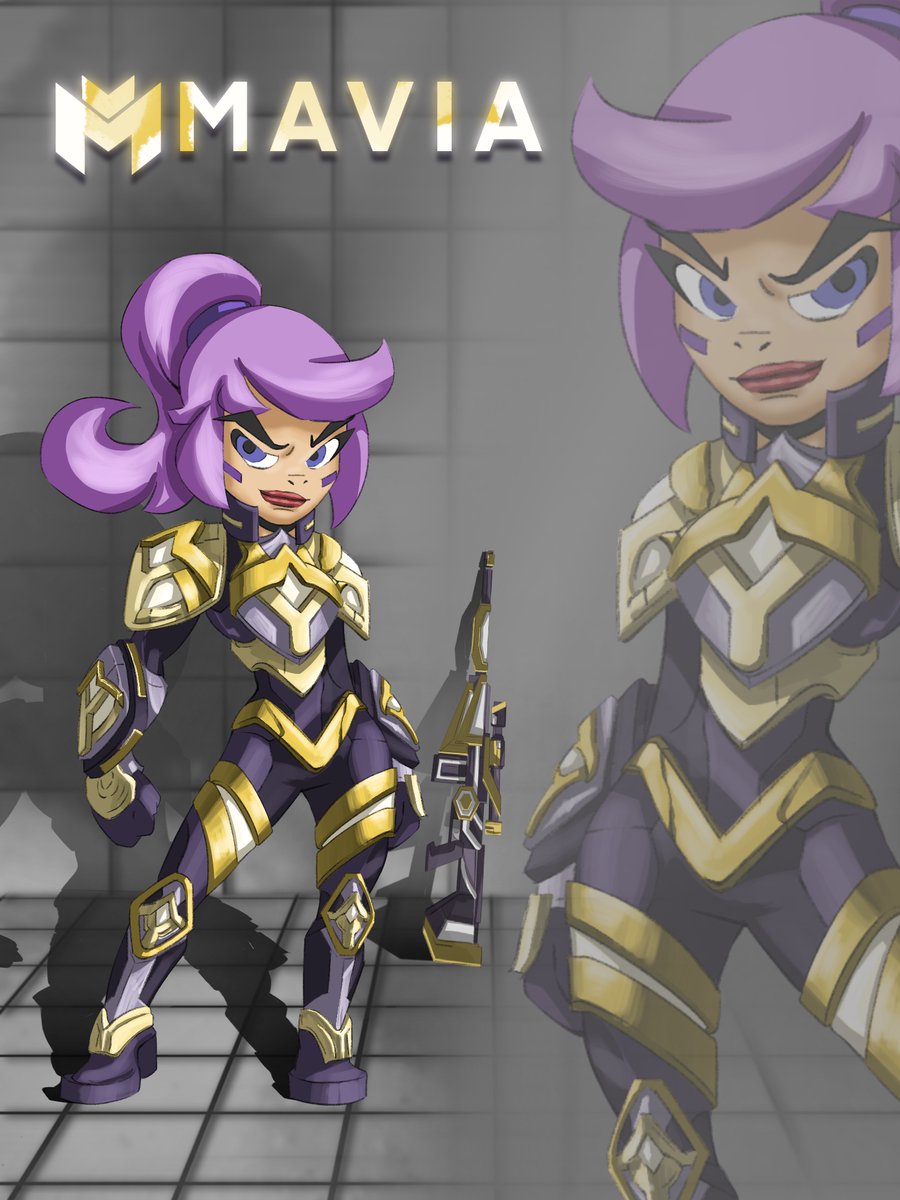 MaviaGame's tweet photo. Are you stockpiling Mavia Elite points yet? The in-game skins will be epic!

#FanArtFriday
Author: Unknown https://t.co/hnXNW94wv5