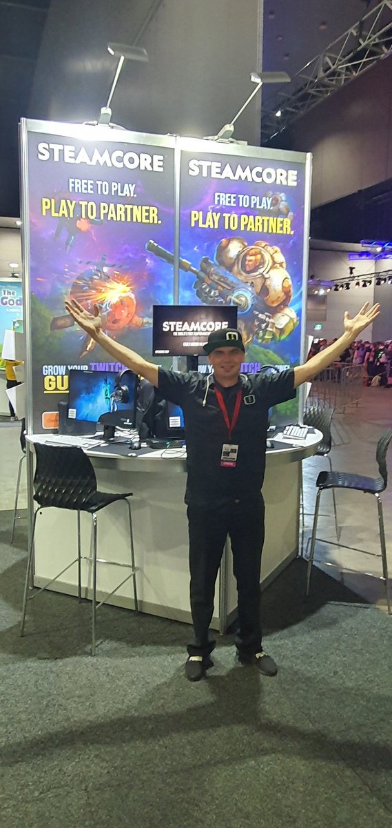 Day 2 at the <a href="/steamcore/">Steamcore</a> stand
<a href="/NVMBR_Games/">November Games</a>  <a href="/PAXAus/">PAX Australia</a> <a href="/LogitechG_ANZ/">Logitech G ANZ</a> <a href="/ASUSAU/">ASUS Australia & New Zealand</a> <a href="/IntelANZ/">Intel ANZ - #14thGen Out Now!</a> 
#steamcore #playtopartner