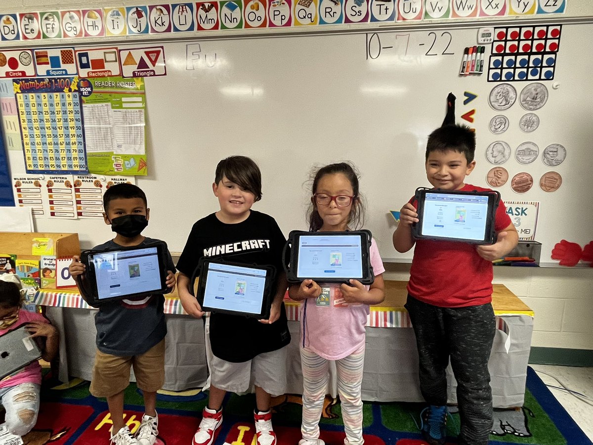 Showing off those 💯’s on AR 😎💕<a href="/warriors112/">Wilson Elementary</a> <a href="/DGonzalezSHSU/">Dulce Gonzalez</a> #warriortribe112