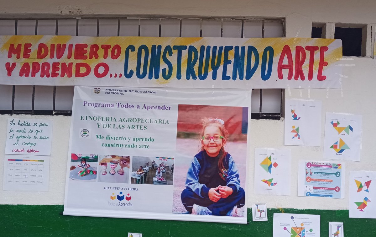 Luzsolano2021's tweet photo. Desde la Etnoferia agropecuaria y de las artes el PTA construye aprendizaje en lectura, escritura y matemáticas.
IETA Nueva Florida en el municipio de María La Baja (Bolívar)
@PTA_Colombia @Mineducacion 
@agaviriau @SEDBOLIVAR https://t.co/NjRZCwsKym