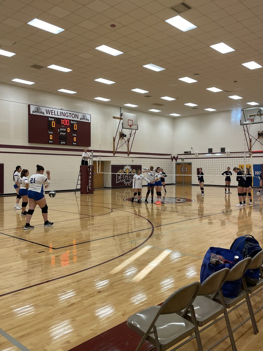 StaffPCA's tweet photo. Here we go.  Friday night Lady Warriors Volleyball.  Lets go! #psdproud #theWarriorWay https://t.co/wwcvWNjgjX