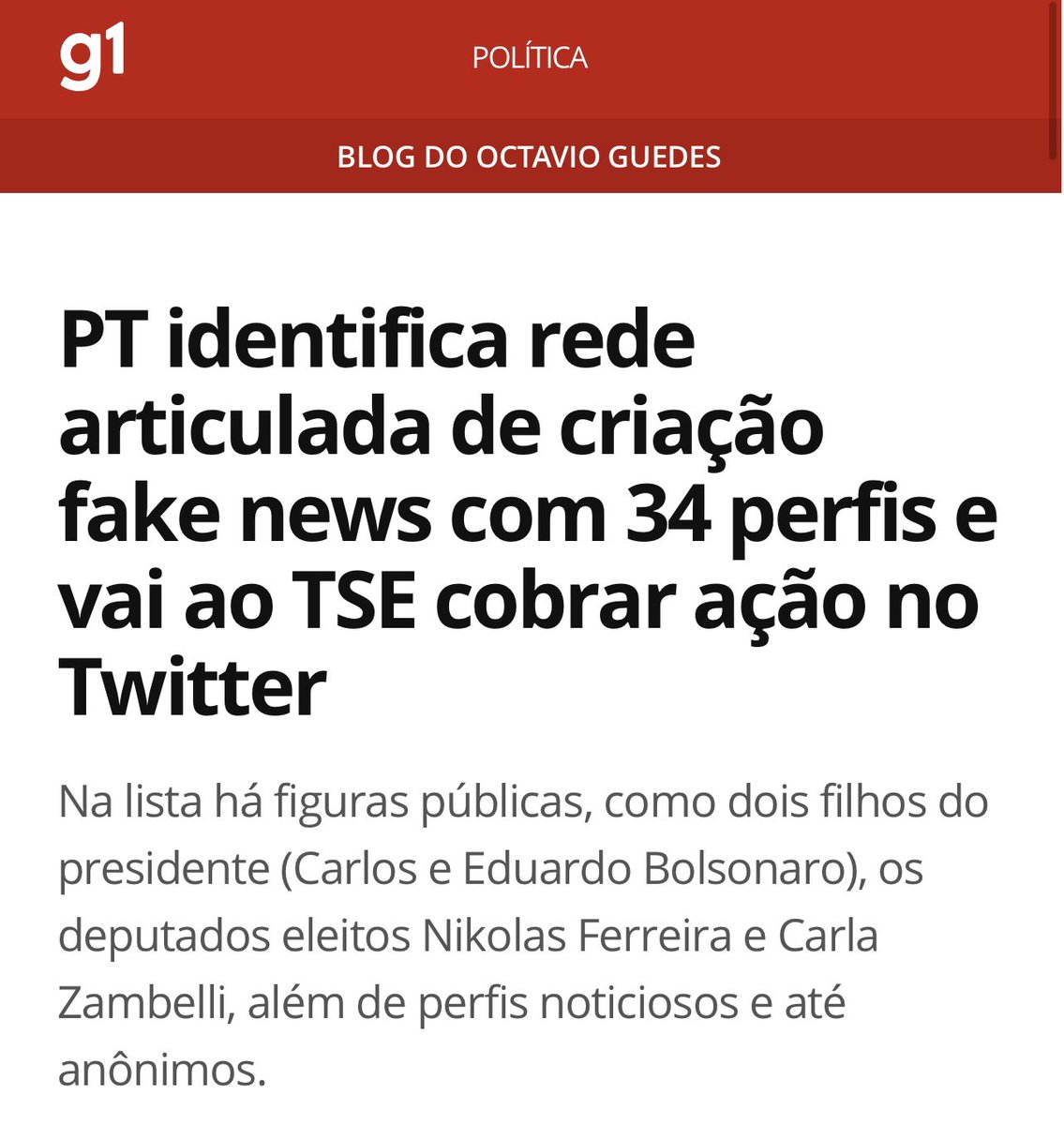 GMonteiroRJ's tweet photo. 2 manchetes Rede Globo:

1) Prova inconteste de assassinato frio, prisão e CONFISSÃO do bandido. A matéria diz: SUSPEITOS.

2) PT querendo CENSURAR quem pensa diferente. Globo na mesma hora já SENTENCIA: “ PT identifica rede articulada de criação de FAKE NEWS”. https://t.co/Xn3tzi2gWw