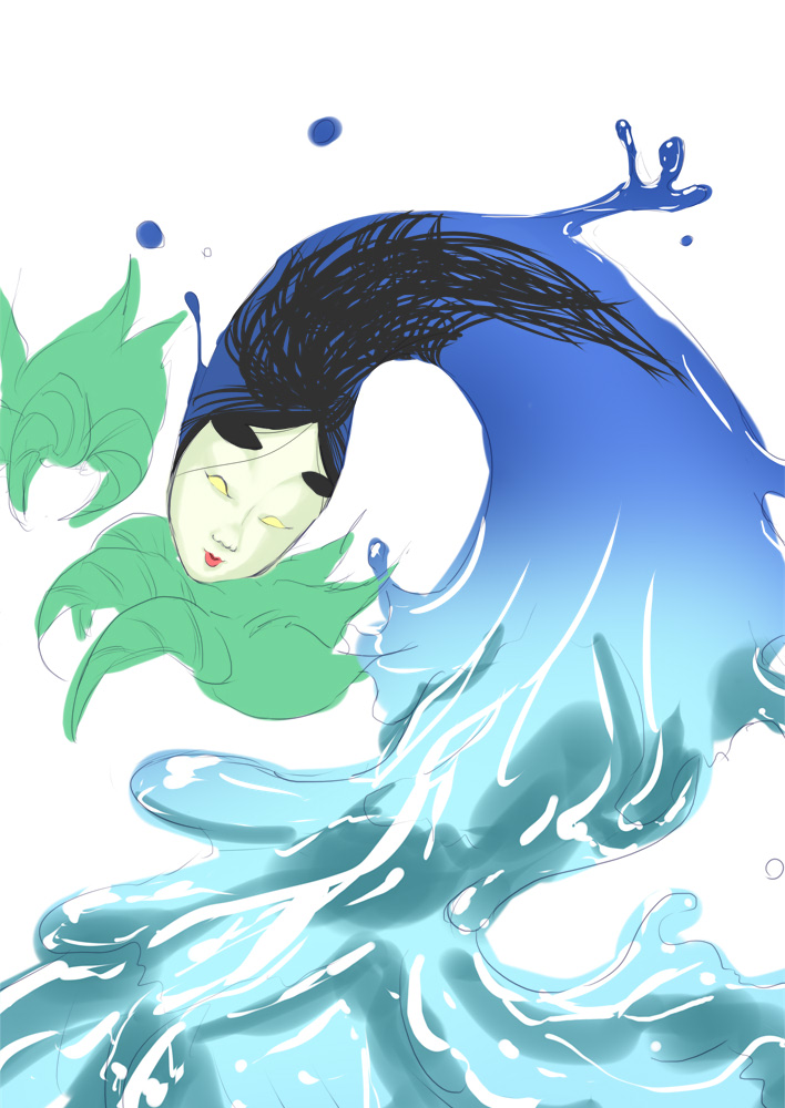 #あなたのあお色の作品を見せてください 