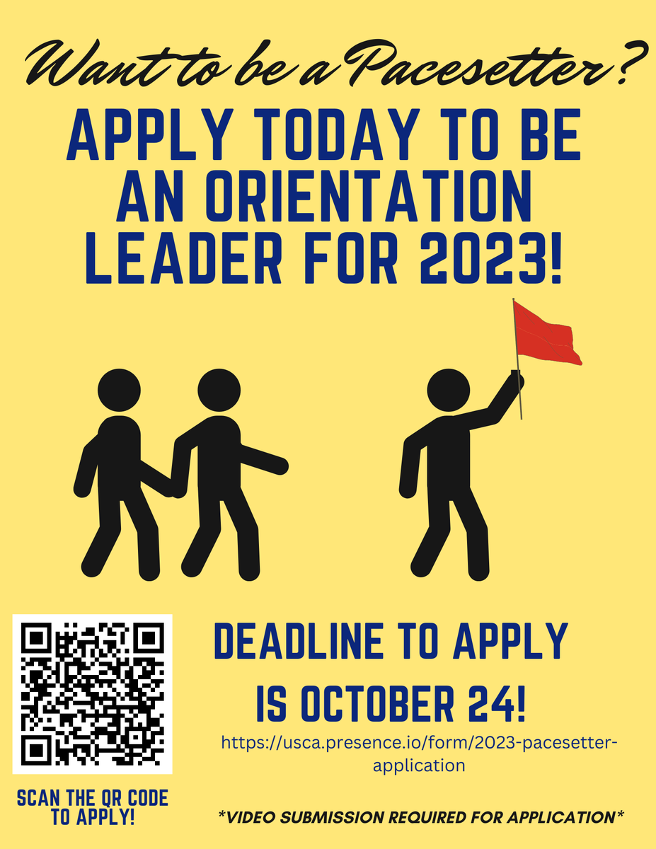 Hands down my favorite leadership position in college was being an orientation leader and I think it is one of the best experiences at <a href="/USCAiken/">USC Aiken</a> !   Apply today!