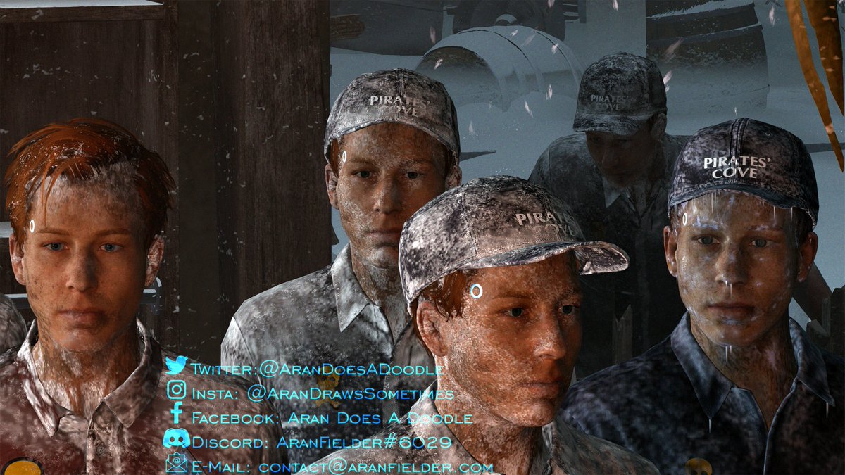 AranDoesADoodle's tweet photo. For the first time ever, my poor overworked laptop is allowing me to run the Jerry chapter. (At 3fps and in low settings!)

Edited in Photoshop. Using Otis_inf Freecam, here's some Jerry love!

#dbhedit #dbhedits #dbhmod #dbhmods #DetroitBecomeHuman #dbh #dbhjerry #DechartGames https://t.co/DahHafmYuV