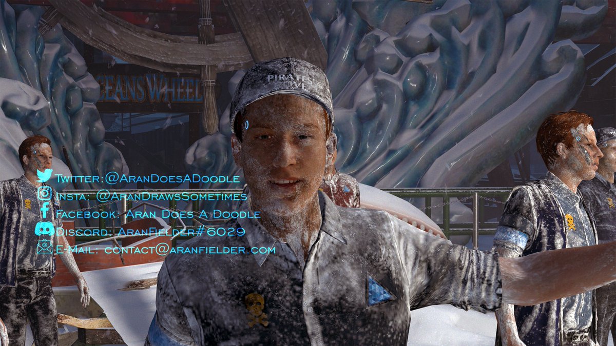 AranDoesADoodle's tweet photo. For the first time ever, my poor overworked laptop is allowing me to run the Jerry chapter. (At 3fps and in low settings!)

Edited in Photoshop. Using Otis_inf Freecam, here's some Jerry love!

#dbhedit #dbhedits #dbhmod #dbhmods #DetroitBecomeHuman #dbh #dbhjerry #DechartGames https://t.co/CZVXzGEc72