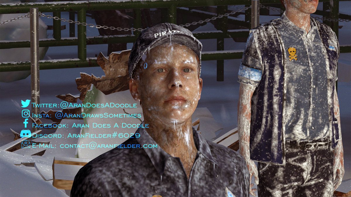 AranDoesADoodle's tweet photo. For the first time ever, my poor overworked laptop is allowing me to run the Jerry chapter. (At 3fps and in low settings!)

Edited in Photoshop. Using Otis_inf Freecam, here's some Jerry love!

#dbhedit #dbhedits #dbhmod #dbhmods #DetroitBecomeHuman #dbh #dbhjerry #DechartGames https://t.co/CZVXzGEc72