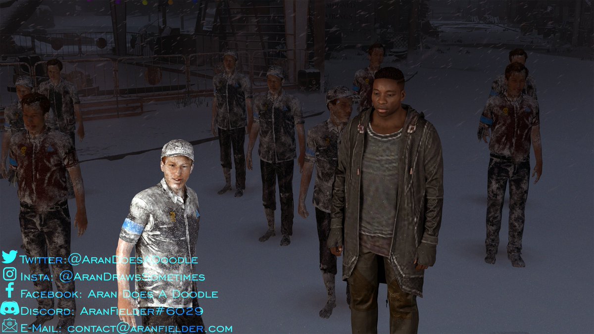 AranDoesADoodle's tweet photo. For the first time ever, my poor overworked laptop is allowing me to run the Jerry chapter. (At 3fps and in low settings!)

Edited in Photoshop. Using Otis_inf Freecam, here's some Jerry love!

#dbhedit #dbhedits #dbhmod #dbhmods #DetroitBecomeHuman #dbh #dbhjerry #DechartGames https://t.co/CZVXzGEc72