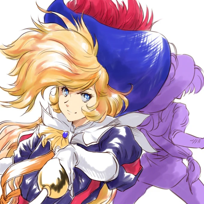 #アニメ三銃士34周年過去絵ですが宴の後を賑やかしたいと思います! 