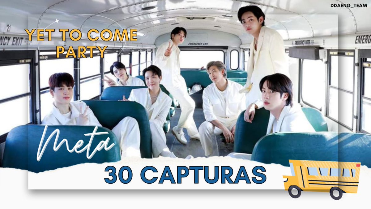 ddaeng_team's tweet photo. 🌤 Dinámica | Stream Party
Logremos conseguir la siguiente meta!
📲 Entre todxs juntemos 30 capturas de stream reproduciendo a @BTS_twt y/o trabajos individuales
📣 Usen el HT: #ReChartYetToCome
🪷 #YetToCome by #BTS.
¡Vamos ARMY! https://t.co/bshGGw87PQ