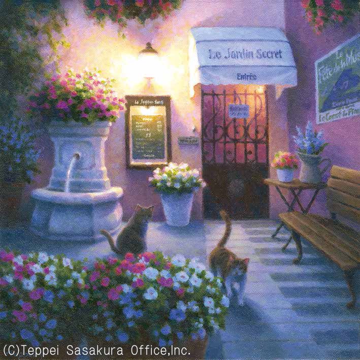 🌟版画(#ジクレー)を展示中 笹倉鉄平 Teppei Sasakura 『秘密のピアノ